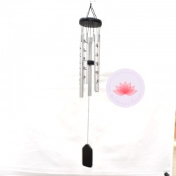 Carillon aluminium moyen argent