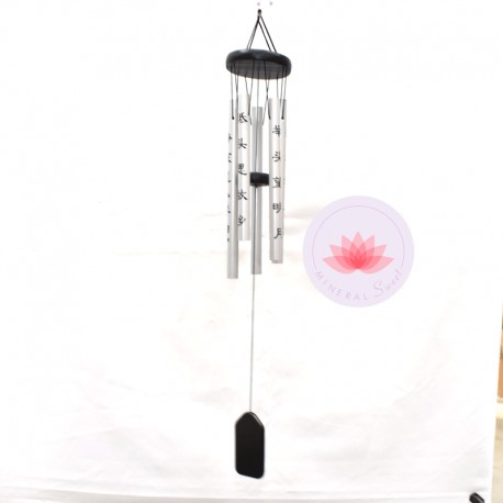 Carillon aluminium moyen argent