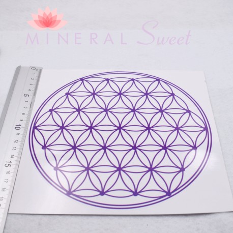 Autocollant fleur de vie 5cm