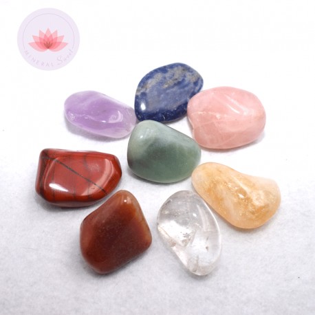 Pochette Minéraux 7 Chakras