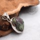 Colgante Rubí sobre Zoisita y plata 6