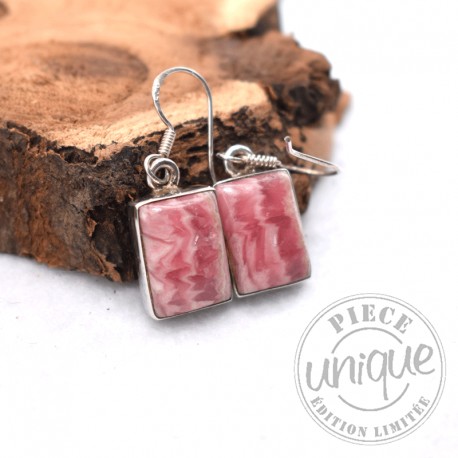Rhodochrosite Boucles d'oreille 1 (imp)