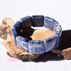 Bracelet Sodalite square 20mm
