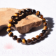 Bracelet Oeil de Tigre perles rondes 8mm