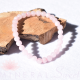 Bracelet Quartz rose Perles rondes 6mm