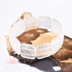 Bracelet Cristal de roche square 20mm
