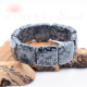 Pulsera Obsidiana nevada square 20mm