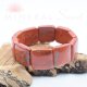 Bracelet Jaspe rouge square 20mm