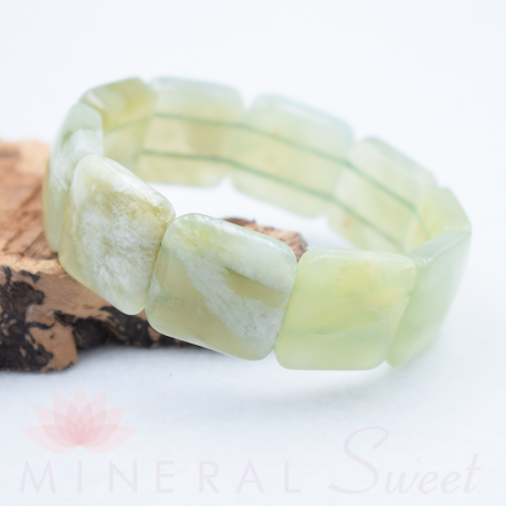 Bracelet Jade square 20mm