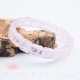 Pulsera Cuarzo rosa square 10mm