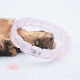 Bracelet Quartz rose square 10mm
