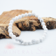 Bracelet Howlite Perles rondes 6mm