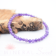 Pulsera amatista perlas redondas 4mm