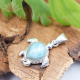 Colgante Larimar plata 4