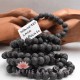 Bracelet Lava perles rondes 10mm