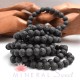 Bracelet Lava perles rondes 10mm