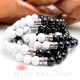Bracelet Homme Howlite et Onyx