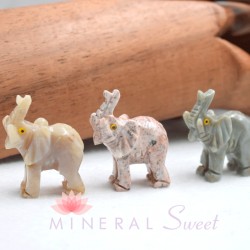 Elefante jaspe artesanía Perú