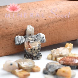 Tortue 2 jaspe artisanat Perou