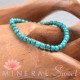 Bracelet  enfant Chrysocolle perles rondes 4mm