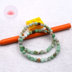 Bracelet enfant Chrysoprase perles rondes 4mm