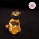 Pingüino de hojas de Oro