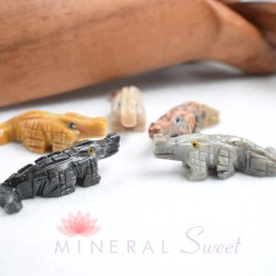 Crocodile jaspe artisanat Perou