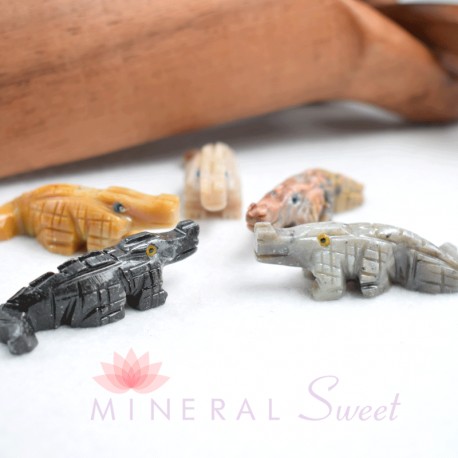 Cocodrilo jaspe artesanía Perú