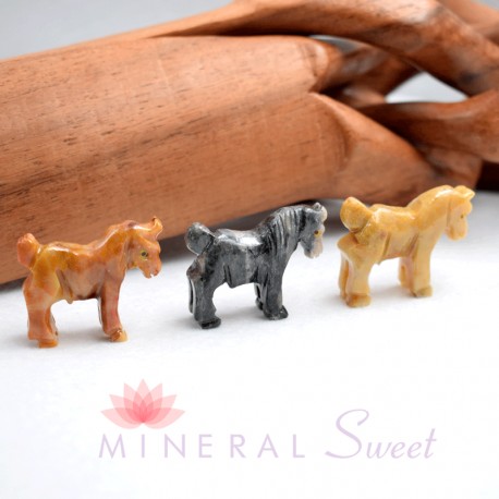 Cheval jaspe artisanat Perou