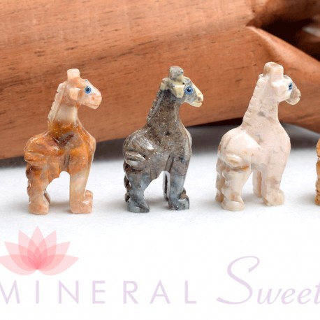 Girafe jaspe artisanat Perou