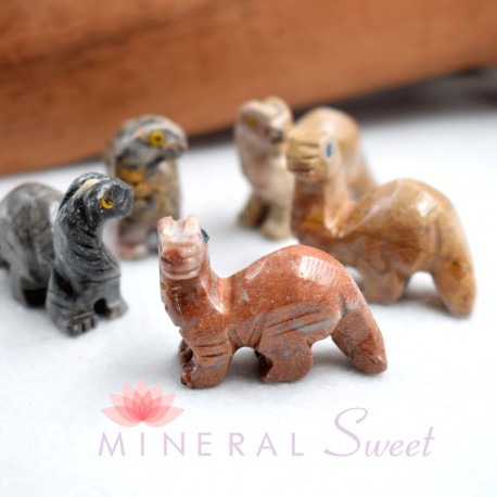 Dinosaurio jaspe artesanía Perú