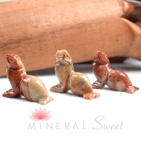 Foca jaspe artesanía Perú