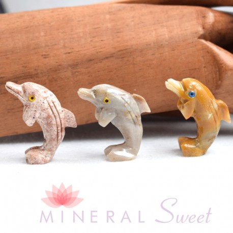 Delfín jaspe artesanía Perú