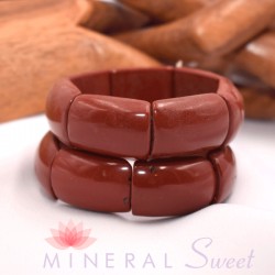 Bracelet Jaspe rouge bangle