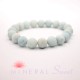 Amazonite mat bracelet perles rondes 10mm