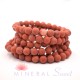 Pulsera Jaspe rojo mate perlas redondas 8mm