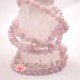 Bracelet Kunzite perles rondes 6mm