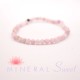 Bracelet Kunzite perles rondes 4mm