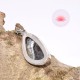 Pendentif Opale Dendritique argent 1