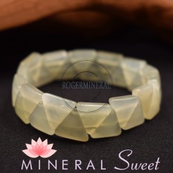 Bracelet Jade triangle