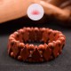 Bracelet Jaspe rouge losange