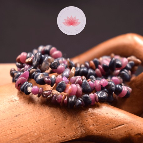 Bracelet Saphir et Rubis perle baroque