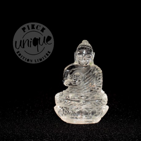 Bouddha Cristal de Roche BCR1