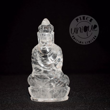 Bouddha Cristal de Roche BCR1