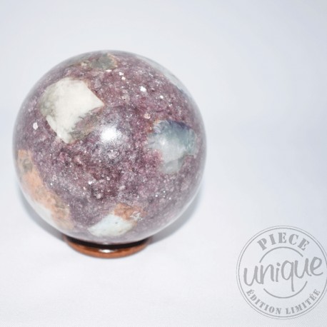Lépidolite Sphère 2