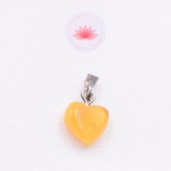 Corazones pequeños ámbar blanco