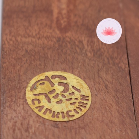 Porte encens en bois Zodiaque - Capricorne