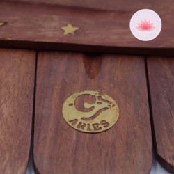 Inciensario en madera Zodíaco - Aries
