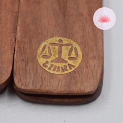 Porte encens en bois Zodiaque - Balance