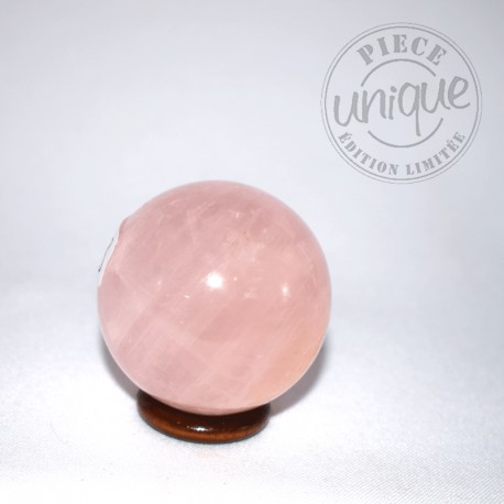Quartz rose sphère 13